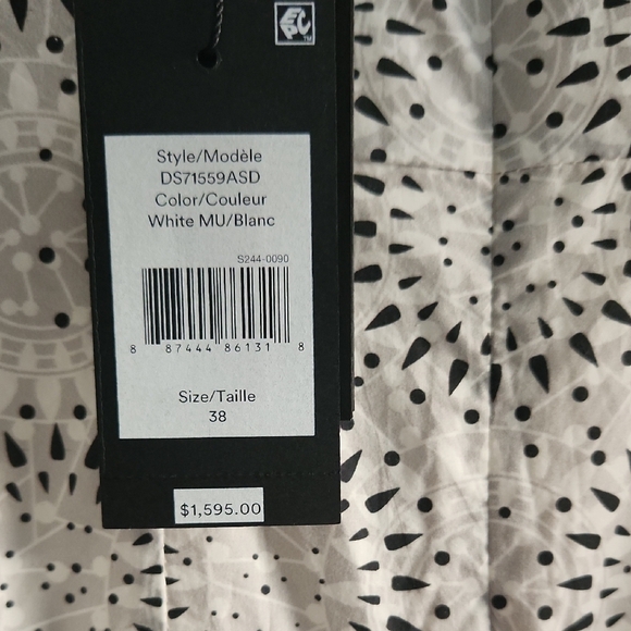 Patterned Midi Dress. - Picture 7 of 8